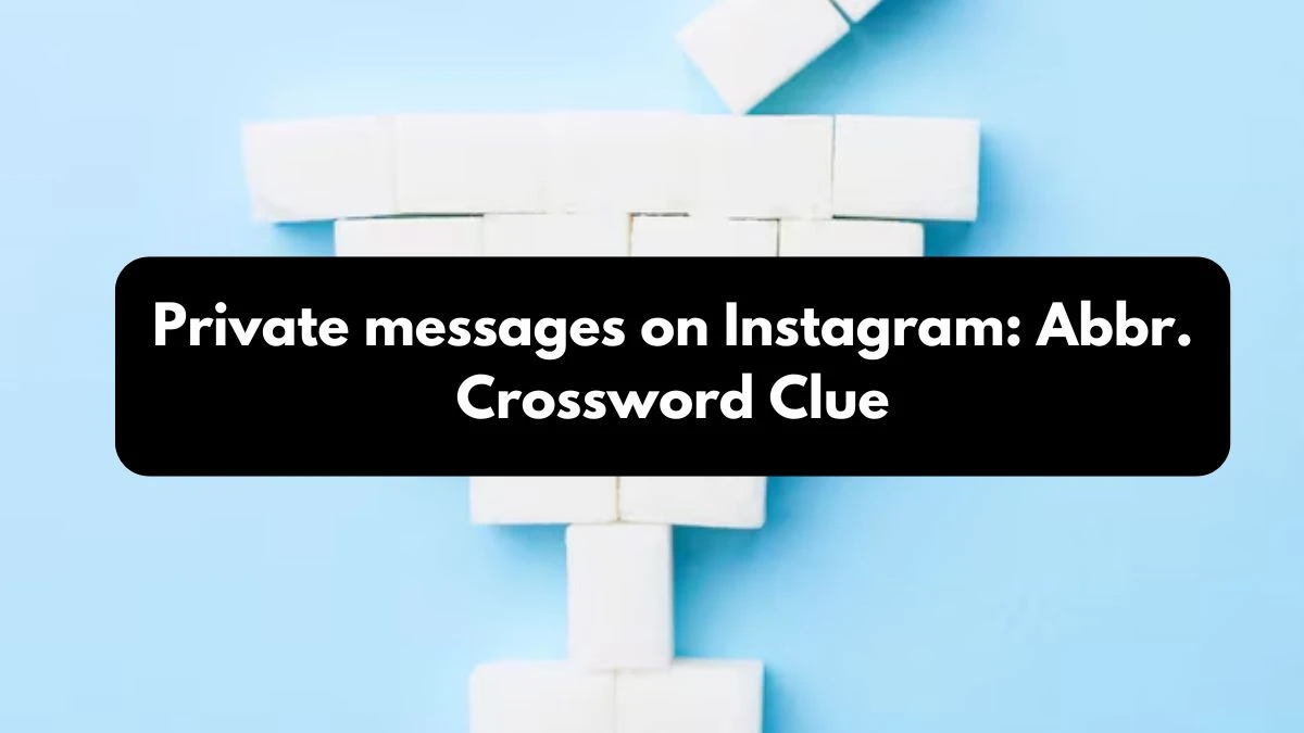 Private messages on Instagram: Abbr. Daily Themed Crossword Clue Puzzle Answer from October 25, 2024