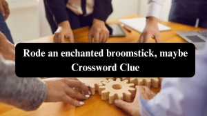 LA Times Rode an enchanted broomstick, maybe Crossword Clue Puzzle Answer from October 23, 2024