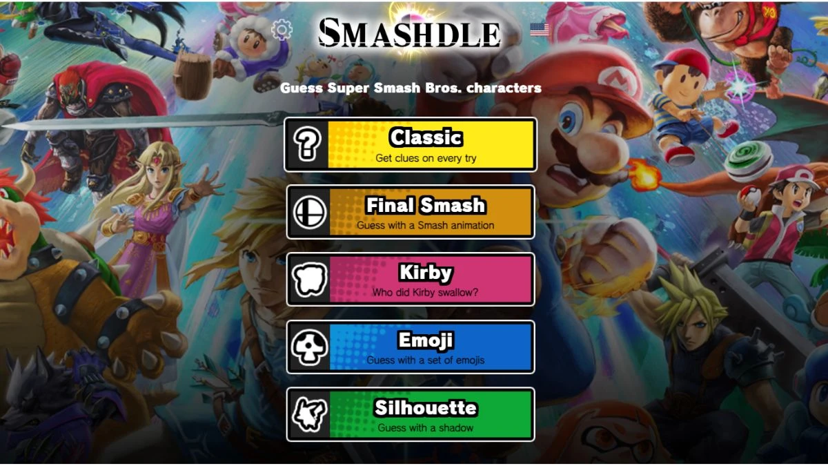 Smashdle Answers Today October 10, 2024: Classic, Final Smash, Kirby, Emoji, Silhouette