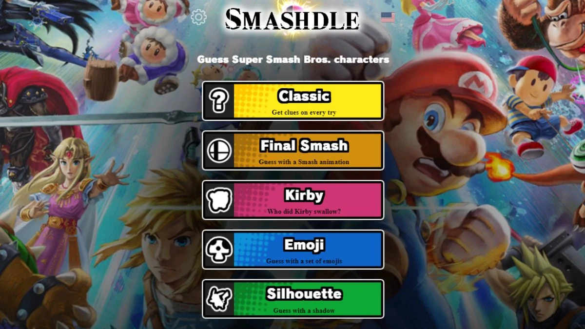 Smashdle Answers Today October 12, 2024: Classic, Final Smash, Kirby, Emoji, Silhouette