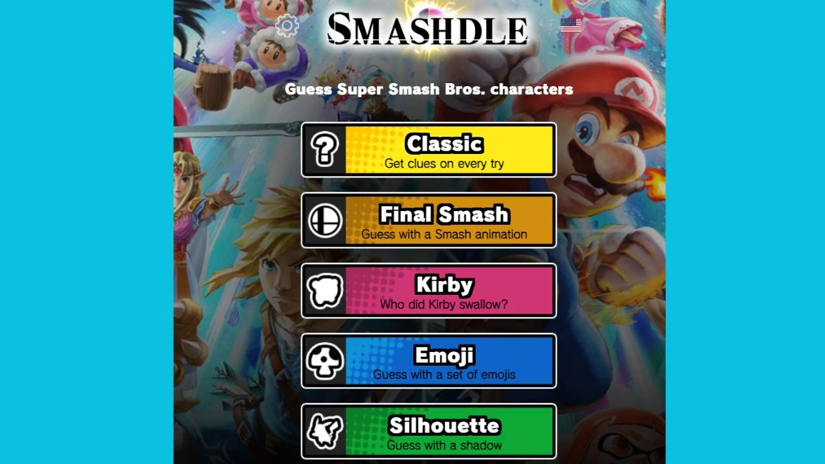 Smashdle Answers Today October 22, 2024: Classic, Final Smash, Kirby, Emoji, Silhouette