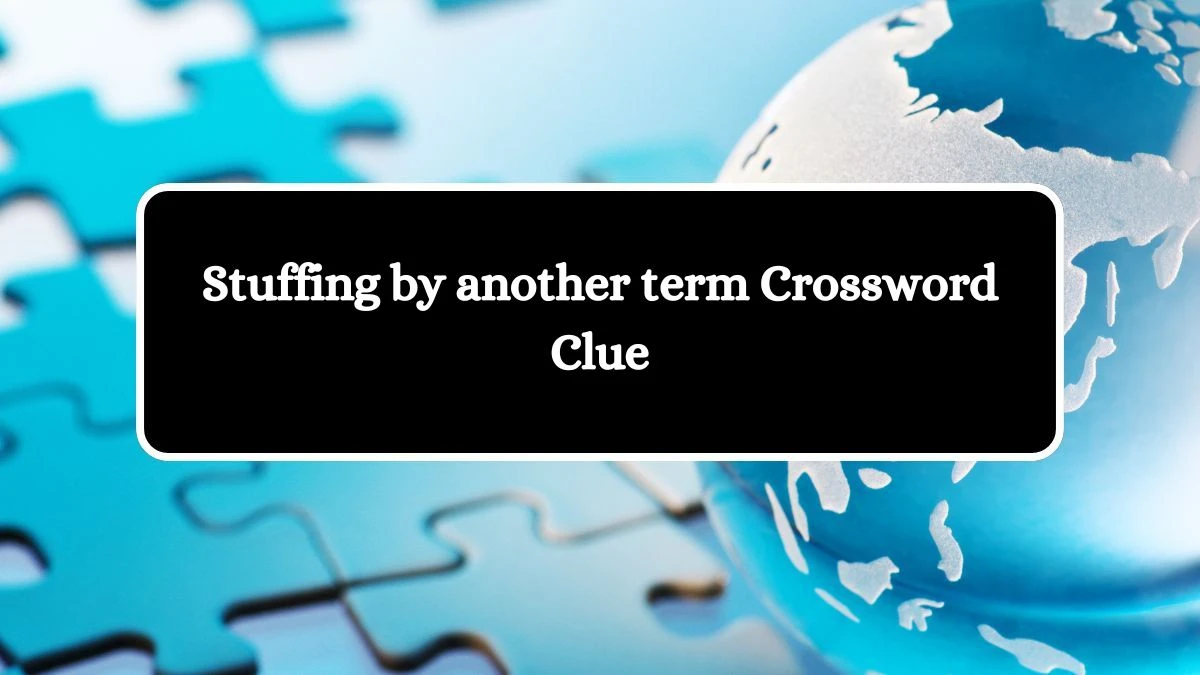 Stuffing by another term 7 Little Words Puzzle Answer from October 07, 2024