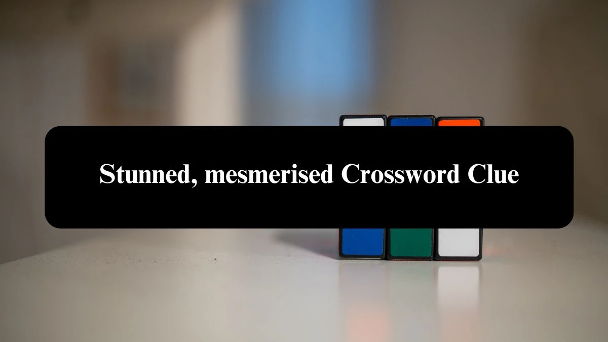 Stunned, mesmerised 10 Letters Crossword Clue Puzzle Answer from October 23, 2024