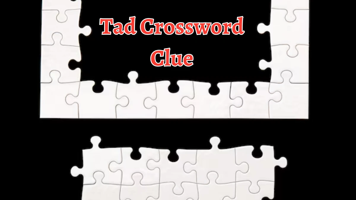 NYT Tad Crossword Clue Puzzle Answer from October 05, 2024