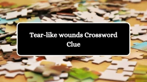 Tear-like wounds 7 Little Words Puzzle Answer from October 07, 2024