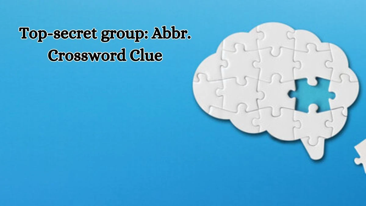 Top-secret group: Abbr. Daily Commuter Crossword Clue Puzzle Answer from October 16, 2024