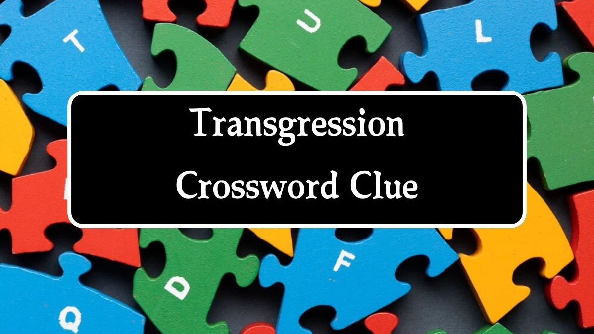 Transgression 3 Letters Crossword Clue Puzzle Answer from October 14, 2024