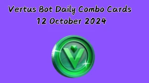 Vertus Bot Daily Combo Cards 12 October 2024