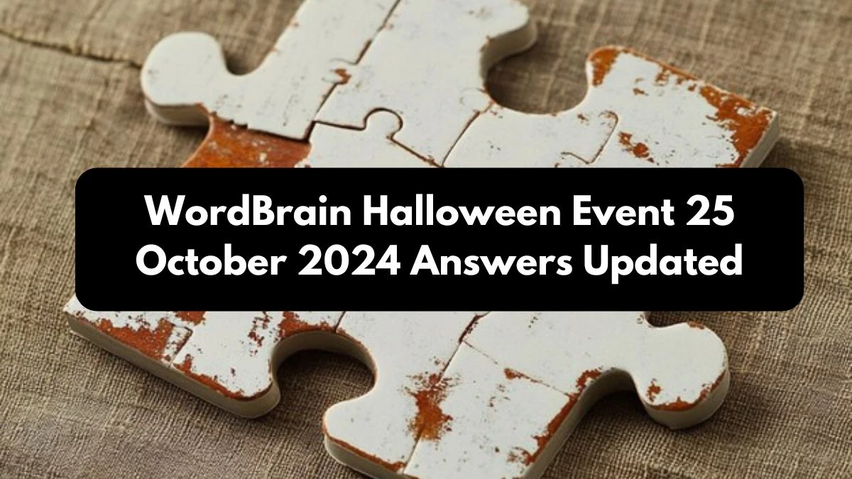 WordBrain Halloween Event 25 October 2024 Answers Updated