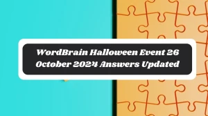 WordBrain Halloween Event 26 October 2024 Answers Updated