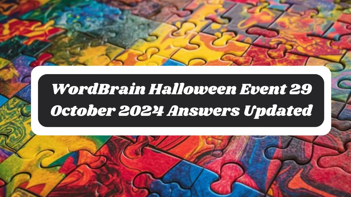 WordBrain Halloween Event 29 October 2024 Answers Updated