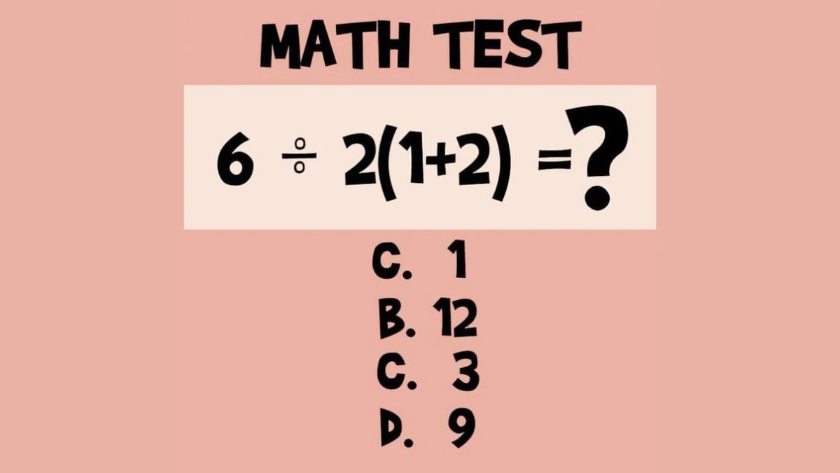 Brain Teaser Math Puzzle: What's Your Answer? Test Your Basic Math Skills