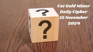 Cat Gold Miner Daily Cipher 12 November 2024 - Get the Code Here!