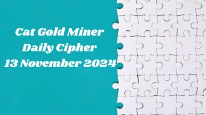 Cat Gold Miner Daily Cipher 13 November 2024 - Get the Code Here!