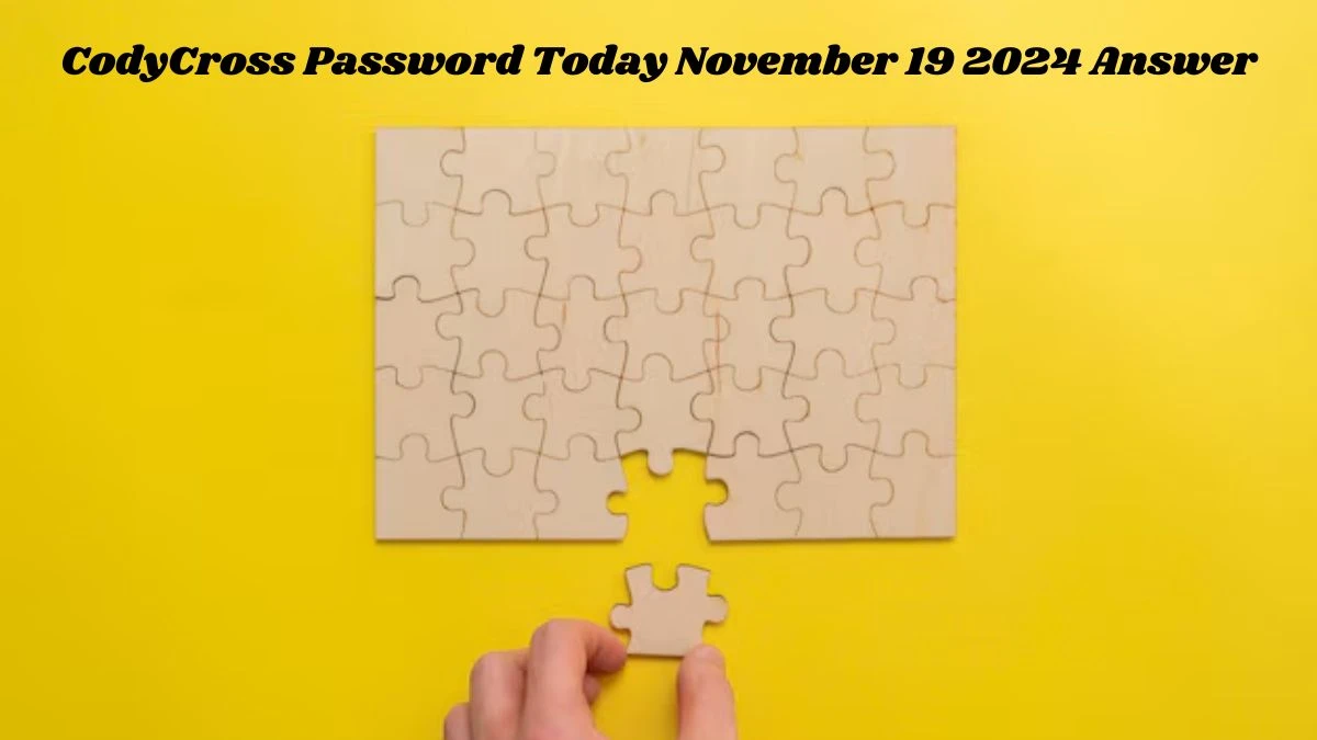 CodyCross Password Today November 19 2024 Answer