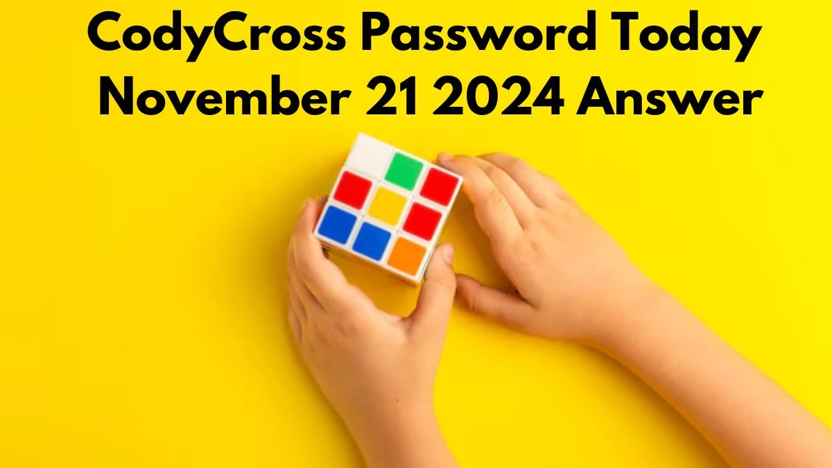 CodyCross Password Today November 21 2024 Answer