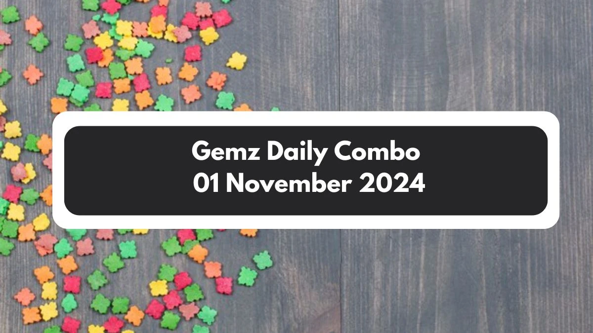 Gemz Daily Combo 01 November 2024 - Cards for Coins!