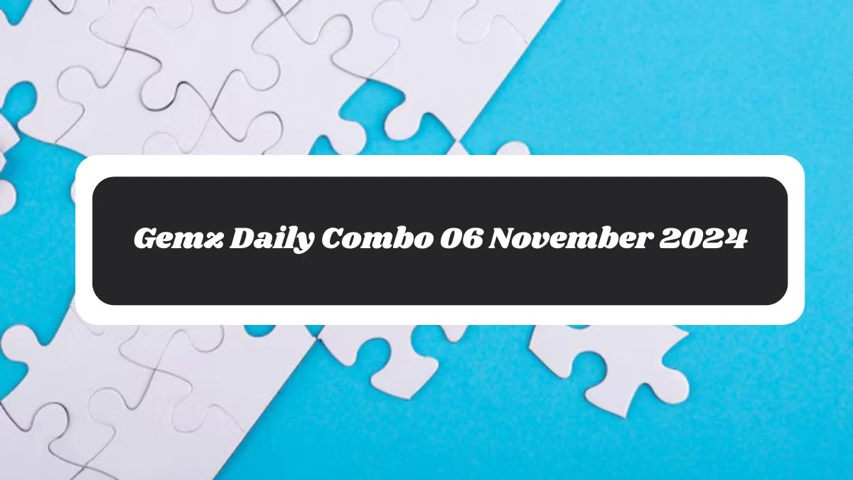 Gemz Daily Combo 06 November 2024 - Cards for Coins!