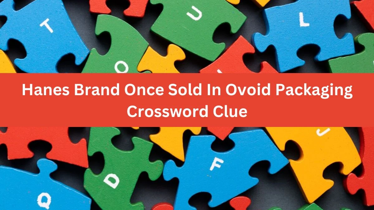 NYT Hanes Brand Once Sold In Ovoid Packaging Crossword Clue Puzzle Answer from November 02, 2024