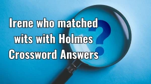 Irene who matched wits with Holmes Crossword Clue Answers on November 27, 2024