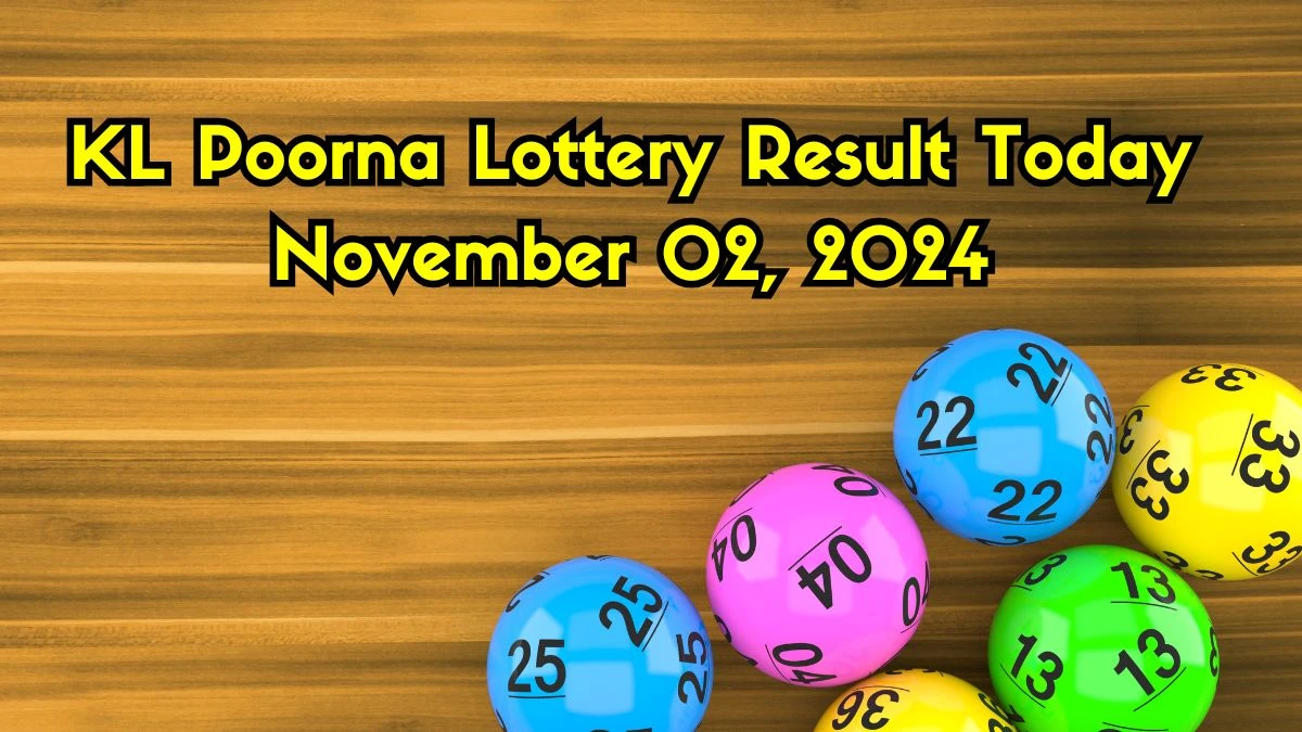 KL Poorna Lottery Result Today November 02, 2024