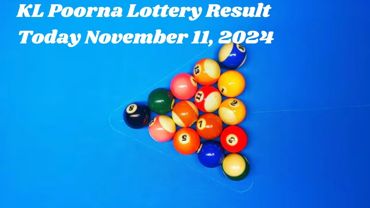 KL Poorna Lottery Result Today November 11, 2024