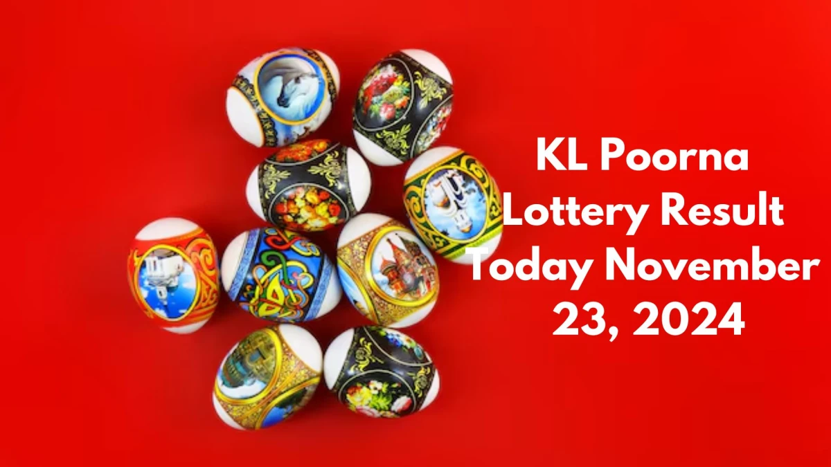 KL Poorna Lottery Result Today November 23, 2024