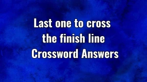 Last one to cross the finish line Crossword Clue Answers on November 21, 2024