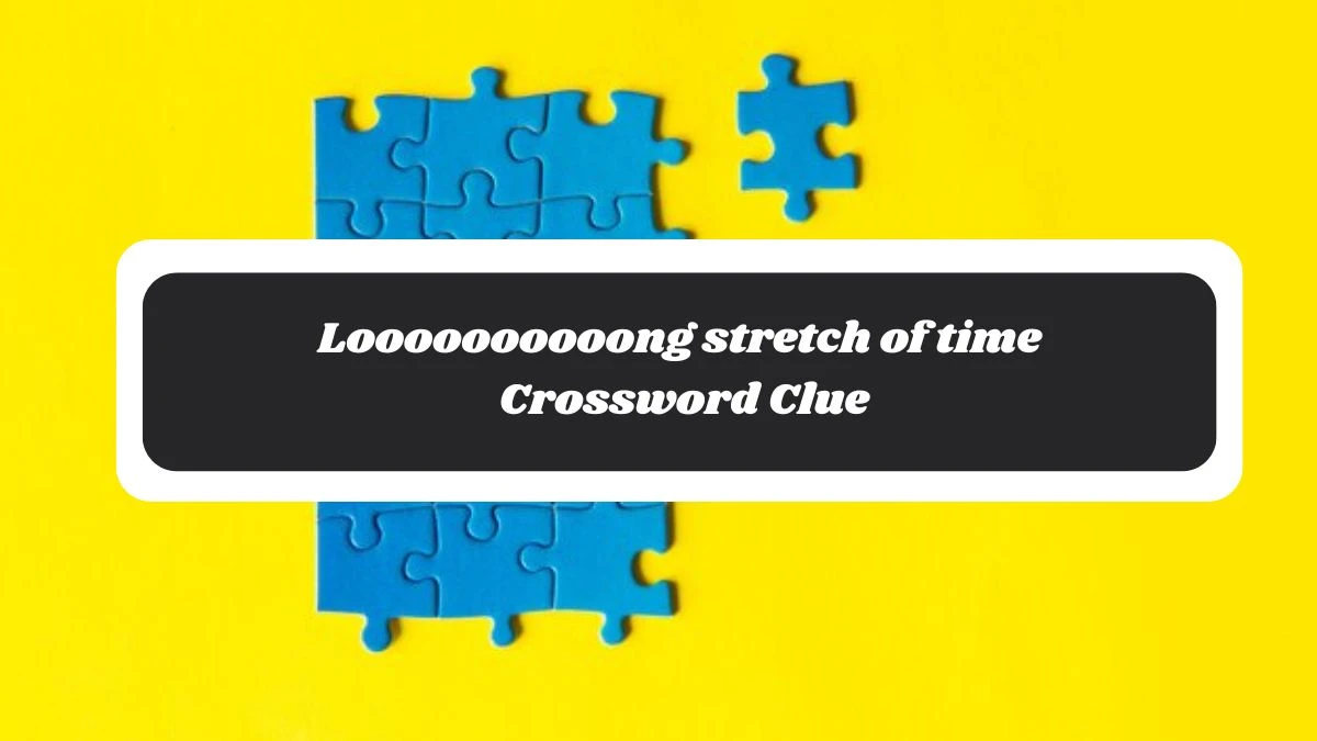 Loooooooooong stretch of time Daily Themed Crossword Clue Puzzle Answer from November 06, 2024