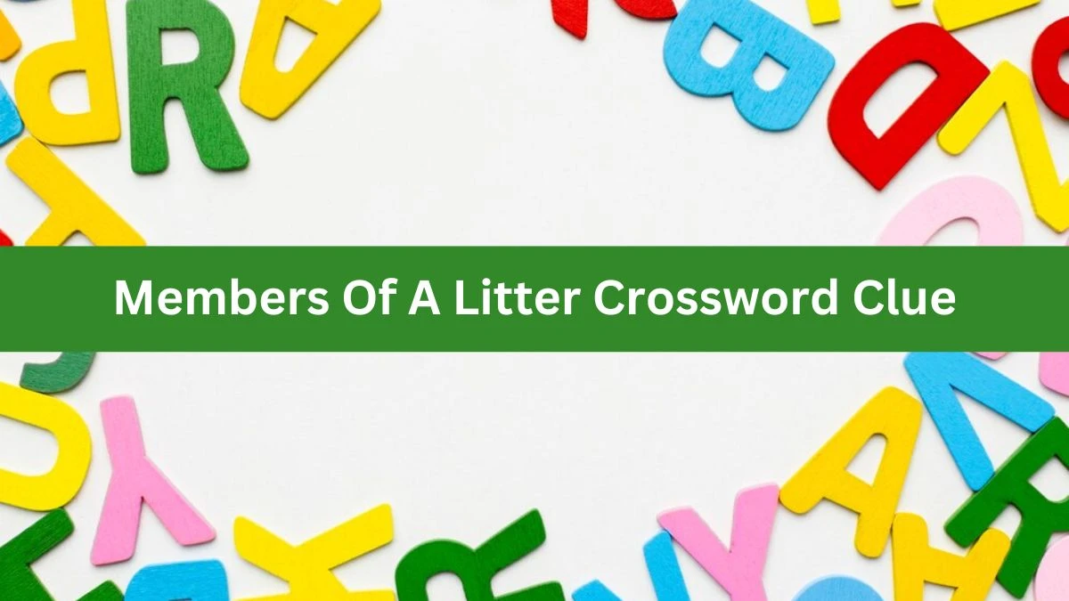 Members Of A Litter 7 Little Words Puzzle Answer from November 02, 2024