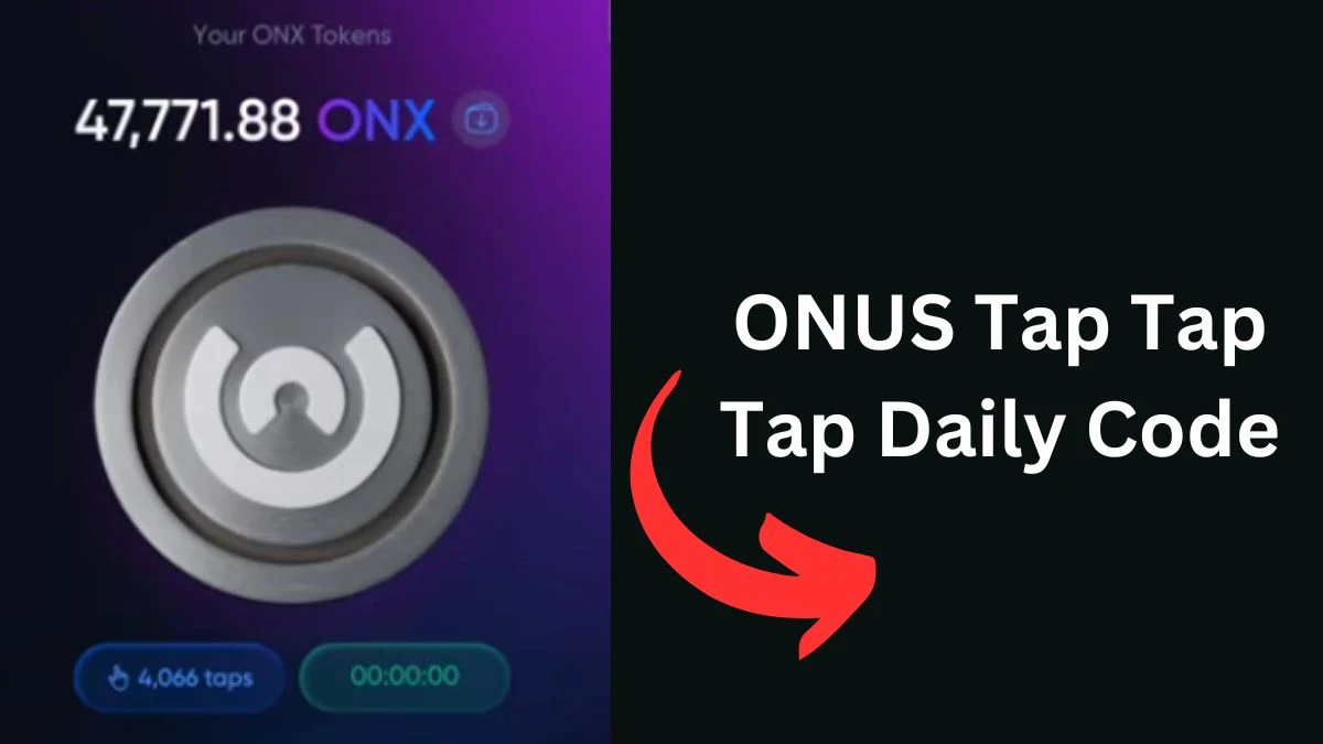 ONUS Tap Tap Tap Daily Code November 05 2024