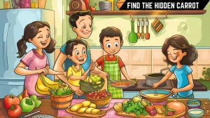 Optical Illusion Eye Test: Only People with 20/20 Vision Can Spot the Hidden Carrot in this Kitchen Image in 7 Secs