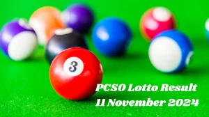 PCSO Lotto Result 11 November 2024