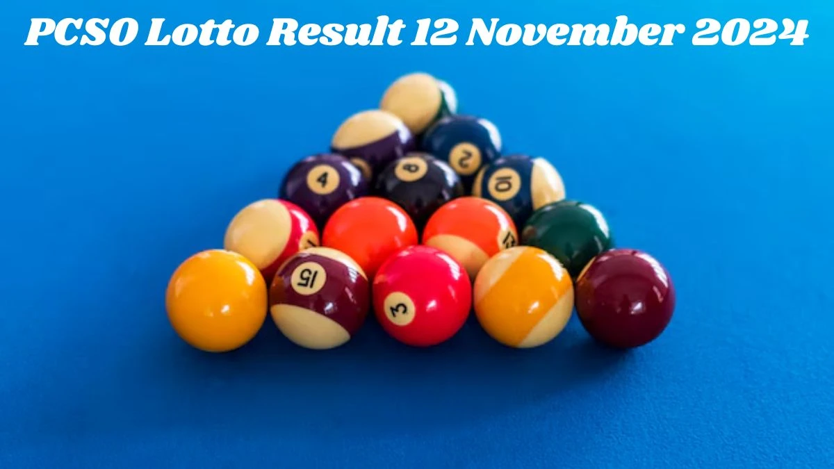 PCSO Lotto Result 12 November 2024