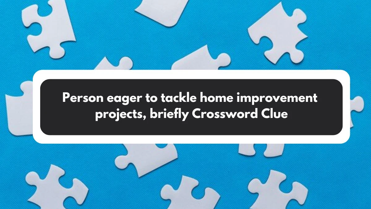 LA Times Person eager to tackle home improvement projects, briefly Crossword Clue Puzzle Answer from November 01, 2024