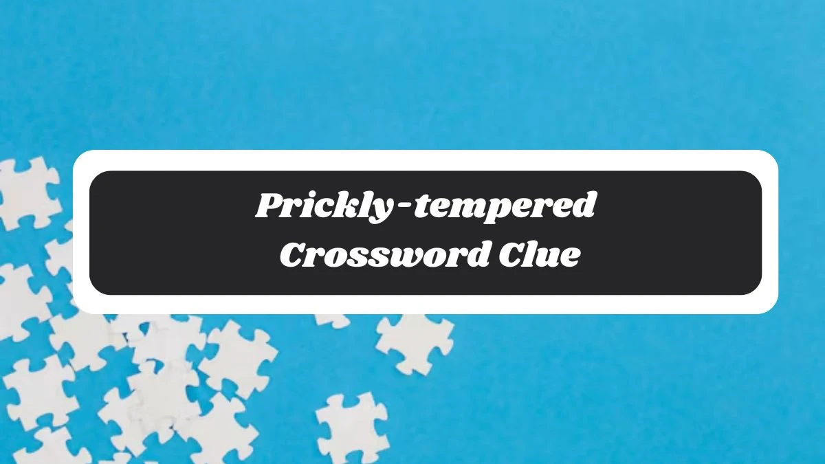 Prickly-tempered 7 Little Words Puzzle Answer from November 06, 2024