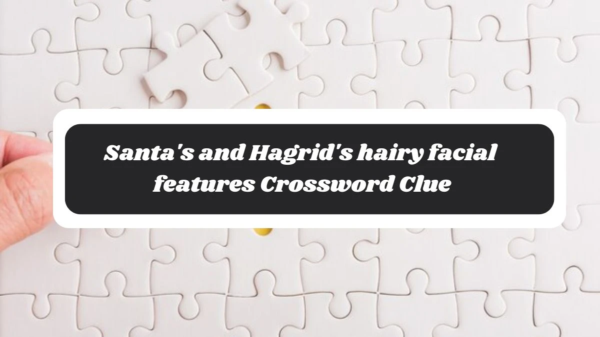 Santa's and Hagrid's hairy facial features Daily Themed Crossword Clue Puzzle Answer from November 05, 2024