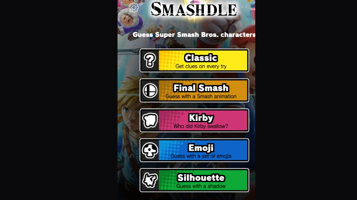 Smashdle Answers Today September 26, 2024: Classic, Final Smash, Kirby, Emoji, Silhouette