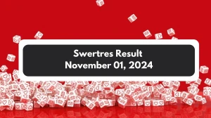 Swertres Result November 01, 2024 - Winning Numbers Announced!