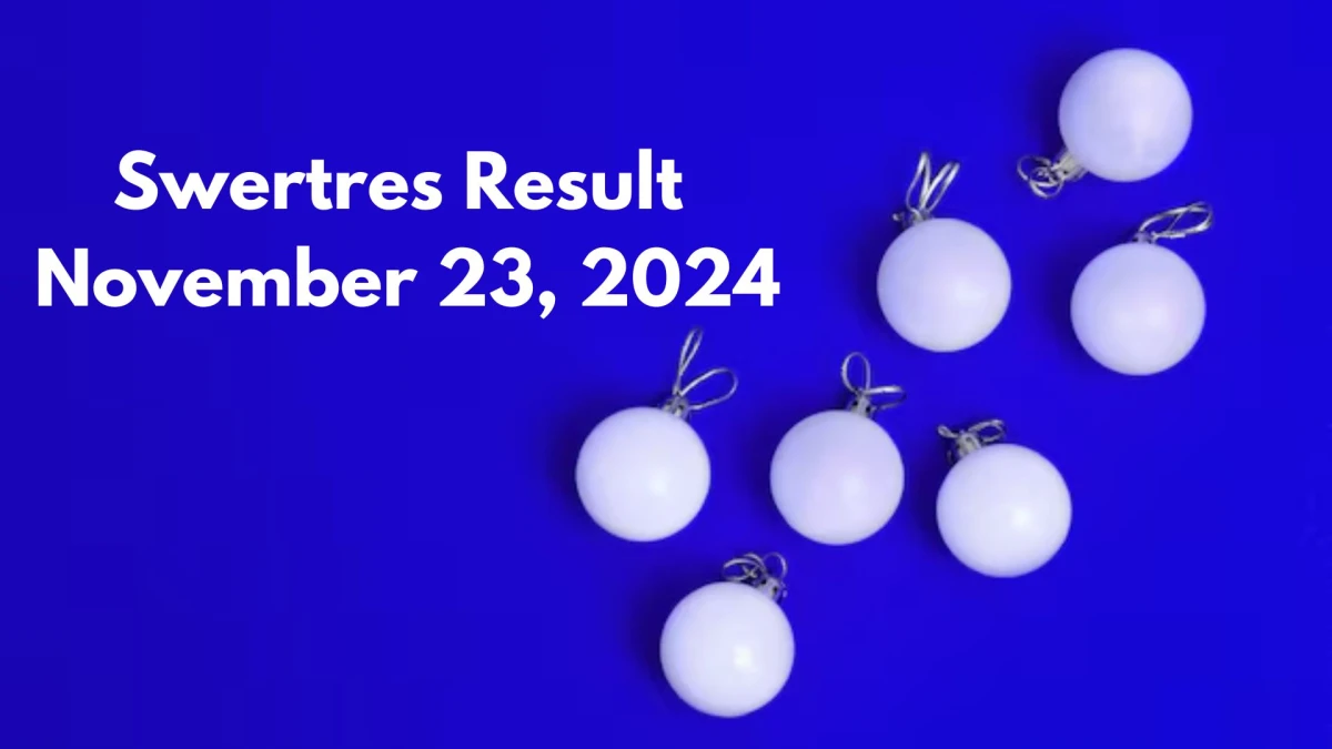 Swertres Result November 23, 2024 - Winning Numbers Announced!