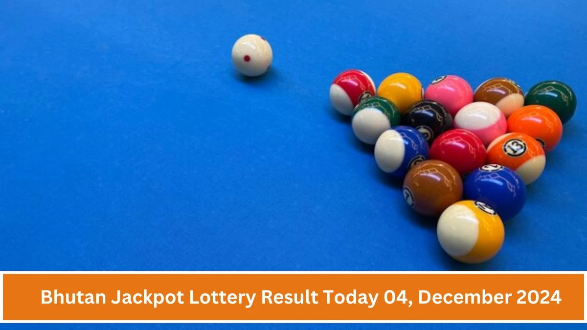 Bhutan Jackpot Lottery Result Today 04, December 2024