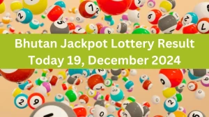 Bhutan Jackpot Lottery Result Today 19, December 2024