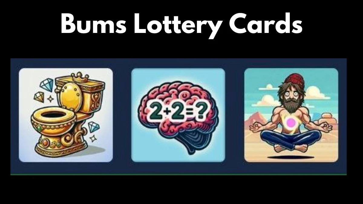 Bums Lottery Cards Today 10 December, Bums Daily Lottery Cards