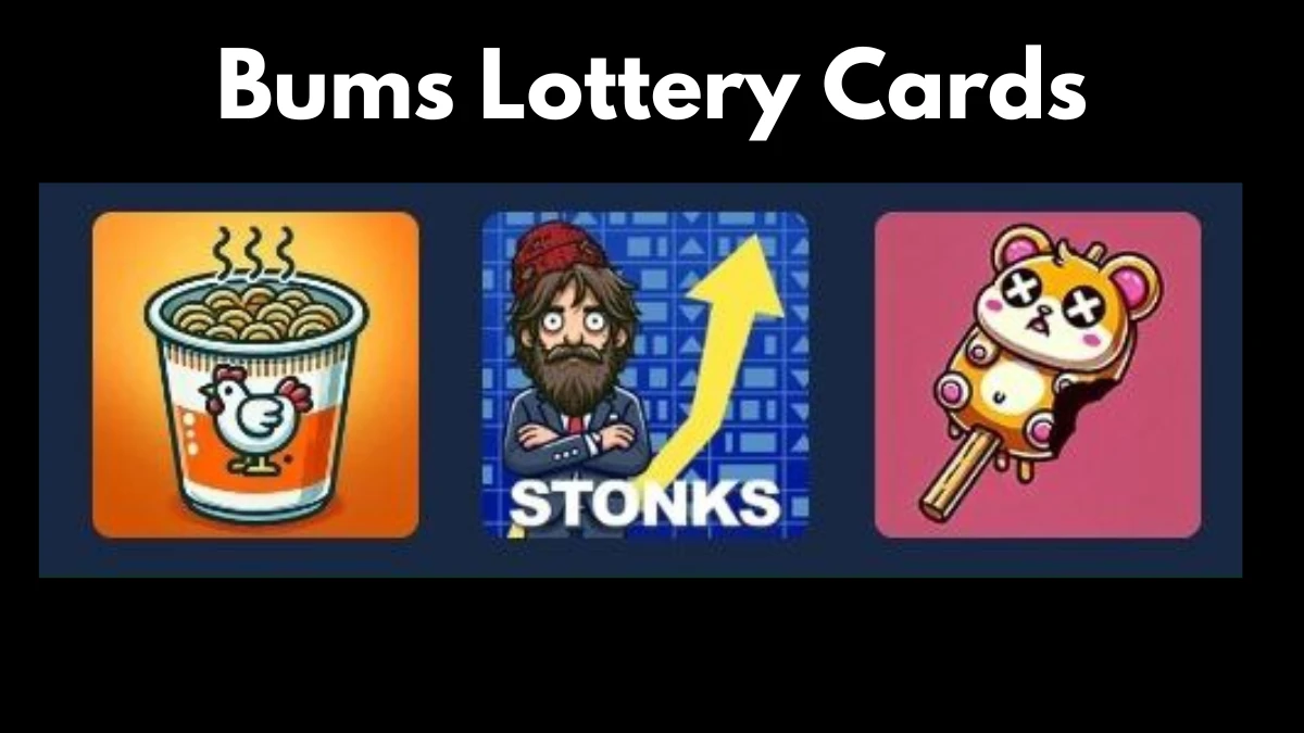 Bums Lottery Cards Today 11 December, Bums Daily Lottery Cards