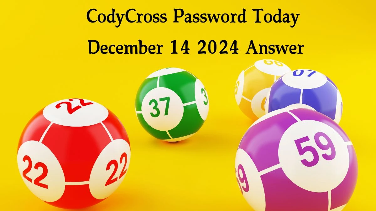 CodyCross Password Today December 14 2024 Answer