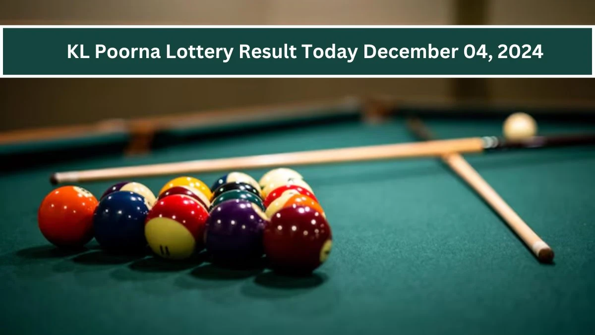 KL Poorna Lottery Result Today December 04, 2024