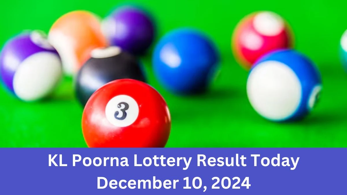 KL Poorna Lottery Result Today December 10, 2024