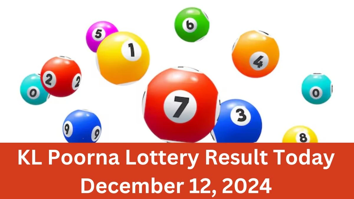 KL Poorna Lottery Result Today December 12, 2024