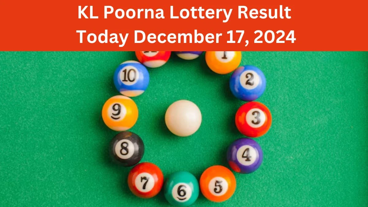 KL Poorna Lottery Result Today December 17, 2024