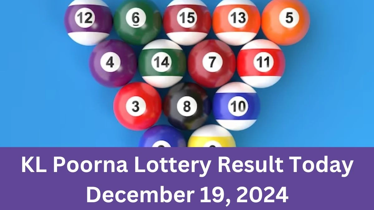 KL Poorna Lottery Result Today December 19, 2024